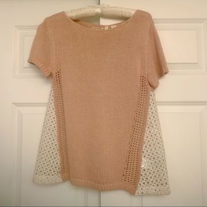 Anthropologie - Moss brand short sleeve sweater